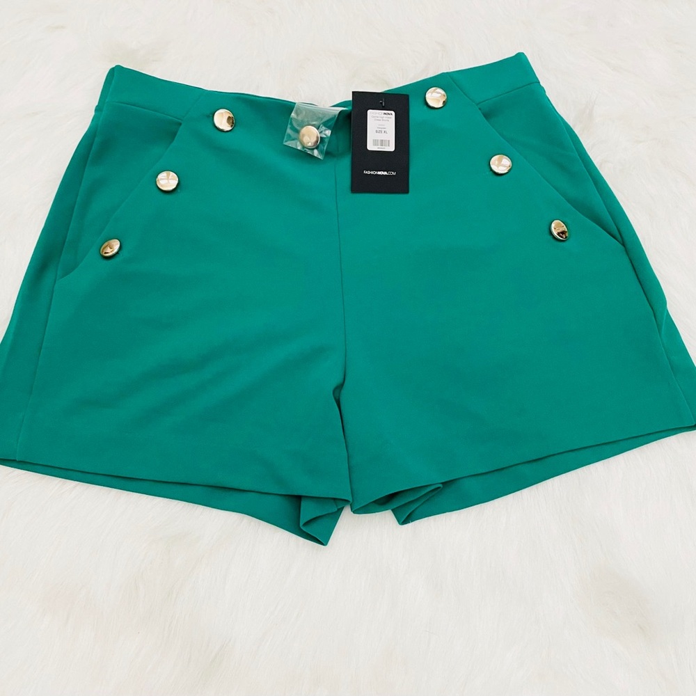 FashionNova High Waist Dress Shorts